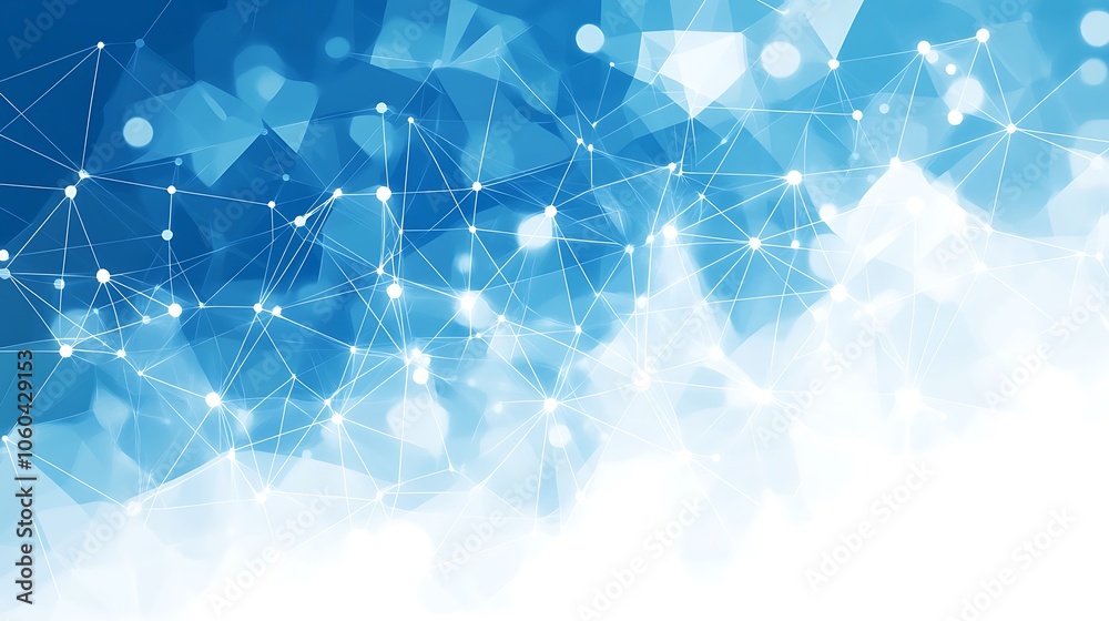 Aufkleber abstract blue network background abstract gradient background with copy space