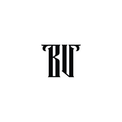 BV monogram logo design letter text name symbol monochrome logotype alphabet character simple logo
