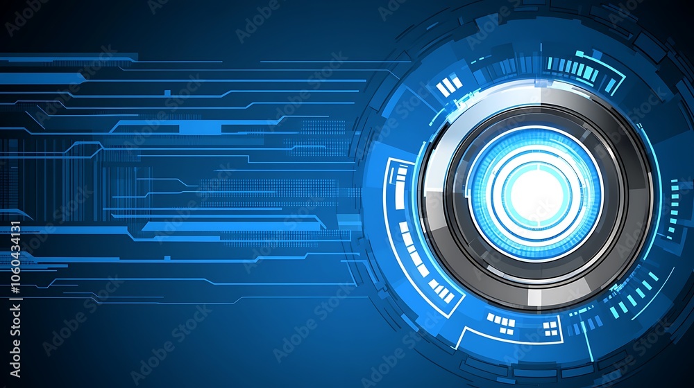 Poster abstract technology background clean blank canvas with empty space for designs