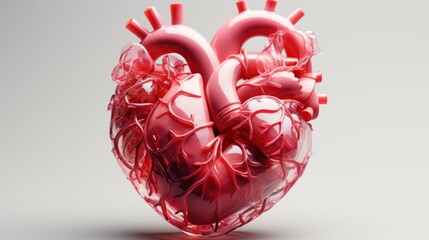 A stylized, intertwined heart design symbolizing love and emotion.