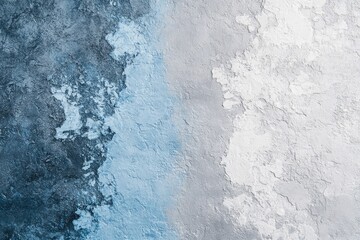 Obraz premium Gradient moving from icy blue to soft gray with a smooth grain overlay for a modern look
