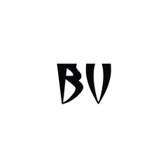 BV monogram logo design letter text name symbol monochrome logotype alphabet character simple logo