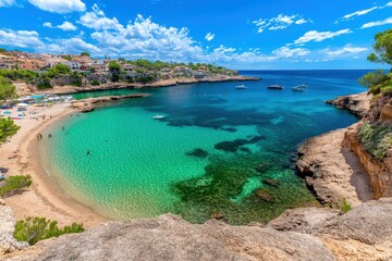 Mallorca Landscapes - classic Collection. Beautiful simple AI generated image
