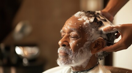 Enjoy a soothing and relaxing hair wash experience designed specifically for seniors at a professional salon that prioritizes their comfort