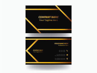 Business card template corporate brand identity design