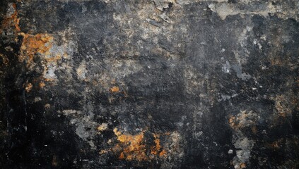 Fototapeta premium Textured Black Grunge Background with Dark, Distressed Details