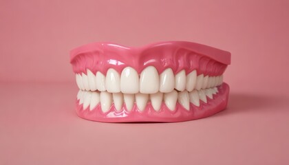 Fototapeta premium dental prosthesis removable