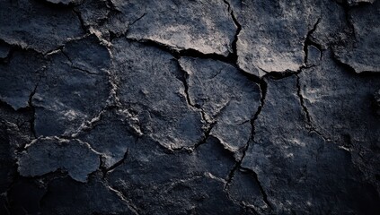 Obraz premium Textured Black Grunge Background with Dark, Distressed Details