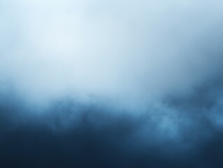 Obraz premium Mysterious blue clouds fade into the background, creating an atmospheric effect.