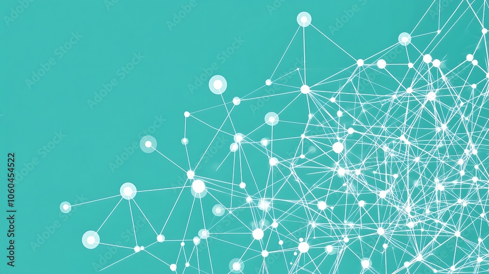 Poster abstract network connections plain textured background for web design and copy