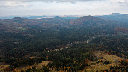 autumn in the mountains.Czech Republic, Prysk, Stredni vrch