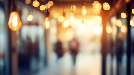 Fototapeta premium Bokeh Lights with Blurred Background Subtle Blur Background with Space for Custom Text