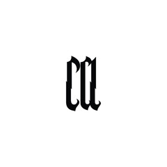 CA monogram logo design letter text name symbol monochrome logotype alphabet character simple logo