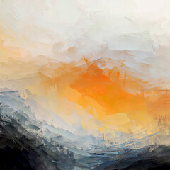 abstract brush stroke effect blended shadow illustration of a burn smoke colorful background in gradient left style