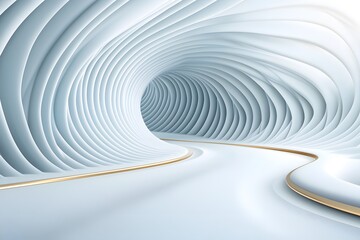 Obraz premium Soft Blue Gradient Abstract Background Design