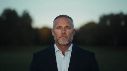 Outdoor Portrait of a Professional Male