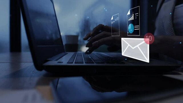 Sending e-mail: Mail being sent	