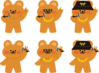 힙합 하는 곰돌이