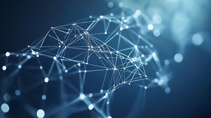 Abstract Network Connection Soft Pastel Background for Graphic Design Templates