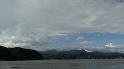 海岸からの景色は素晴らしい。