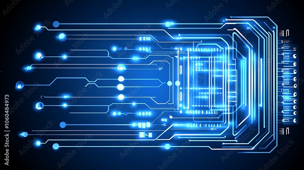 Poster abstract technology background blank background with copy space for design projects