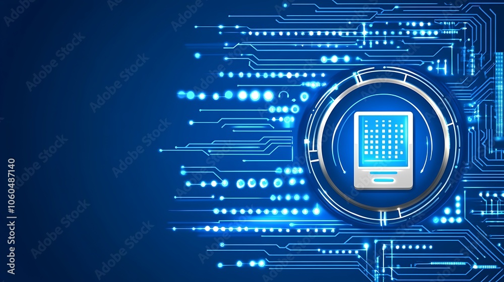 Poster abstract digital technology background abstract gradient background with copy space