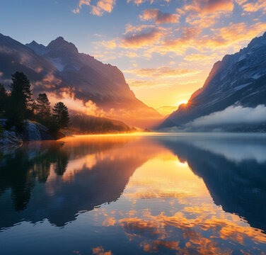 Lake on mountion 