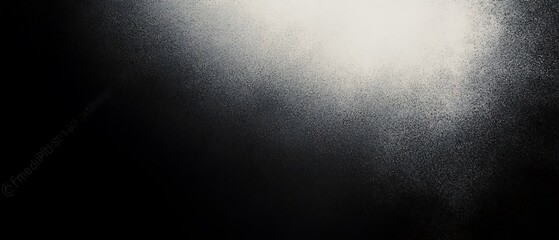 Fototapeta premium Black and White Grainy Gradient Abstract Background Poster Banner 