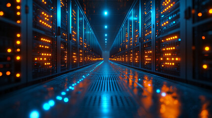 Glowing room with vibrant colored lights creating a dynamic and energetic atmosphere for the performance