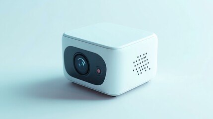 Compact and Modern Projection Device for Enhanced Home Entertainment Experiences