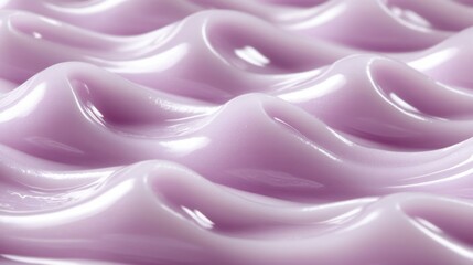 Obraz premium Explore the Sensual Beauty of Fluid Textures in Soft Lavender Tones
