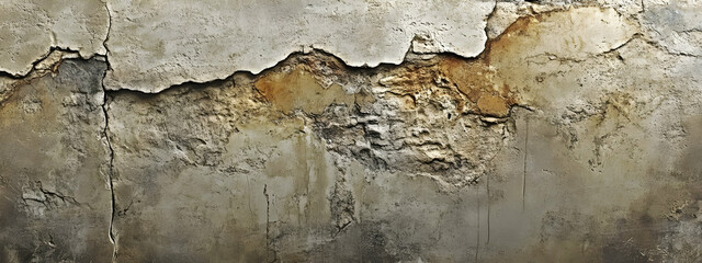 Fototapeta premium Ancient stone wall with visible fossil imprints, historic texture background reflecting a sense of timelessness