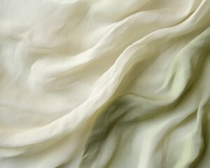 Obraz premium Elegant fabric texture with soft, flowing drapes in gentle hues.