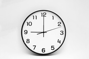 time, clock, wall clock, clock 09.00 PM-AM