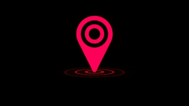 recommend clip art: vector icon of simple forms of point of location. Map pin location sign icon vector illustration, black location pin marker symbol vector. 