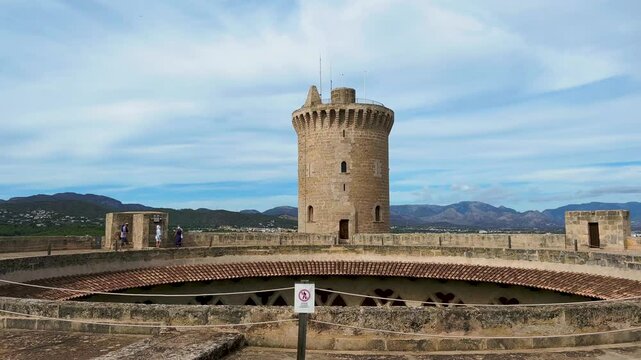 Castell de bellver view, Mallorca