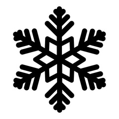 Snowflake Shape Silhouette illustration 
