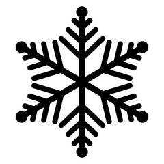 Snowflake Shape Silhouette illustration 