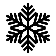 Snowflake Shape Silhouette illustration 