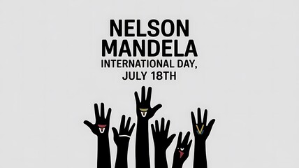 Nelson Mandela International Day, July 18th Celebrated with Raised Hands