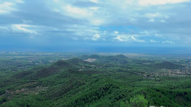 Landscape of the mountains