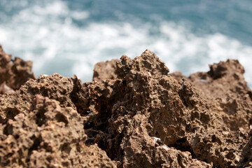 rocks and sea