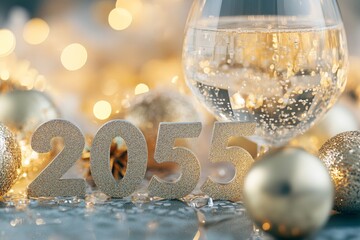 Sparkling Celebration: New Year's Eve 2055