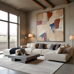 Eclectic Home Office with Bold Colors and Personal Touches.