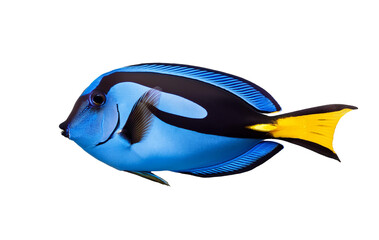 tropical fish isolated on white