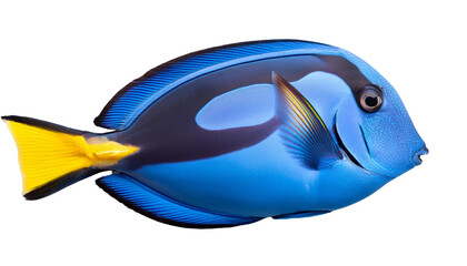 tropical fish isolated on white