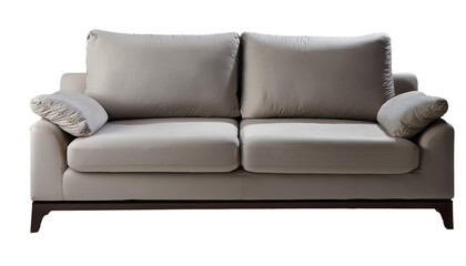 leather sofa isolated on white