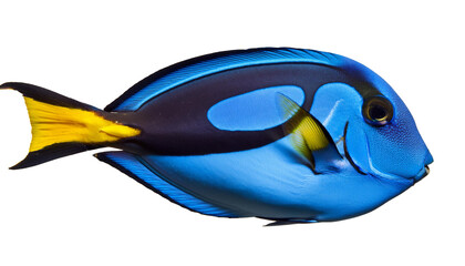 tropical fish isolated on white