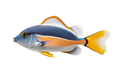 tropical fish isolated on white