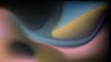 ABSTRACT DARK BACKGROUND ELEGANT GRADIENT MESH BLUE PINK ORANGE SMOOTH PASTEL COLOR DESIGN VECTOR TEMPLATE GOOD FOR MODERN WEBSITE, WALLPAPER, COVER DESIGN 